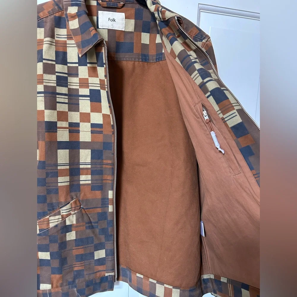 Folk Checkerboard Signal Jacket - Picture 3 of 6